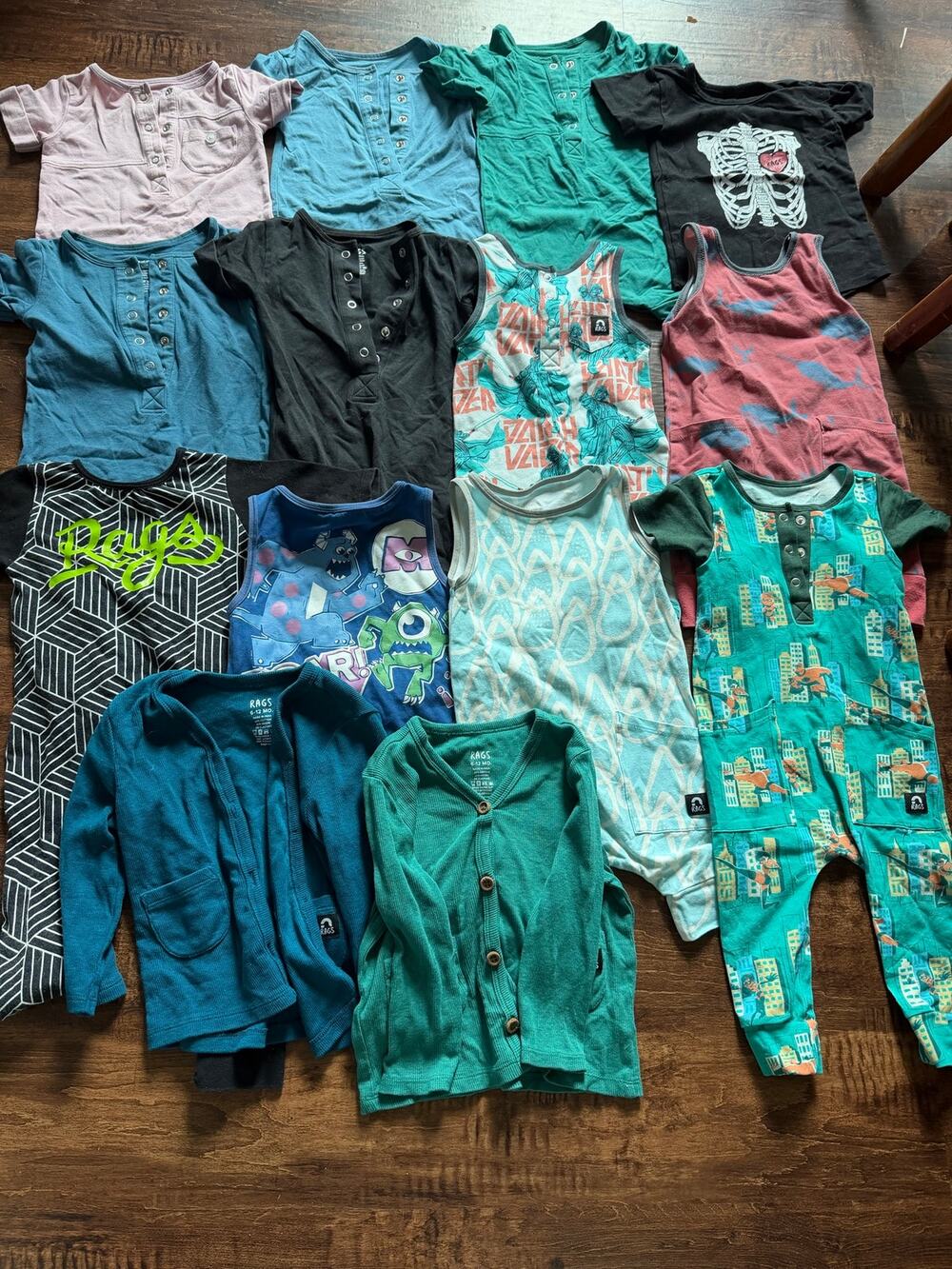 RAGS 6-12 month 14 piece bundle